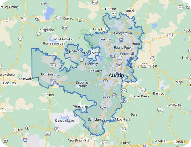 Austin map